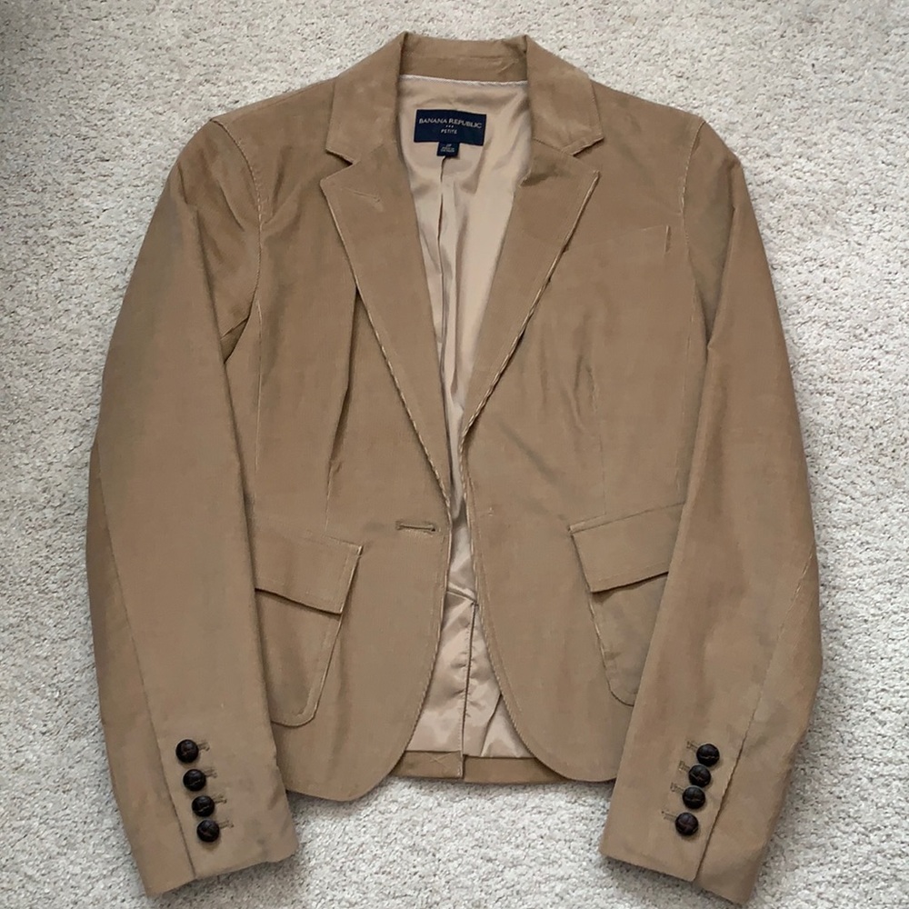 Banana republic tan jacket , S